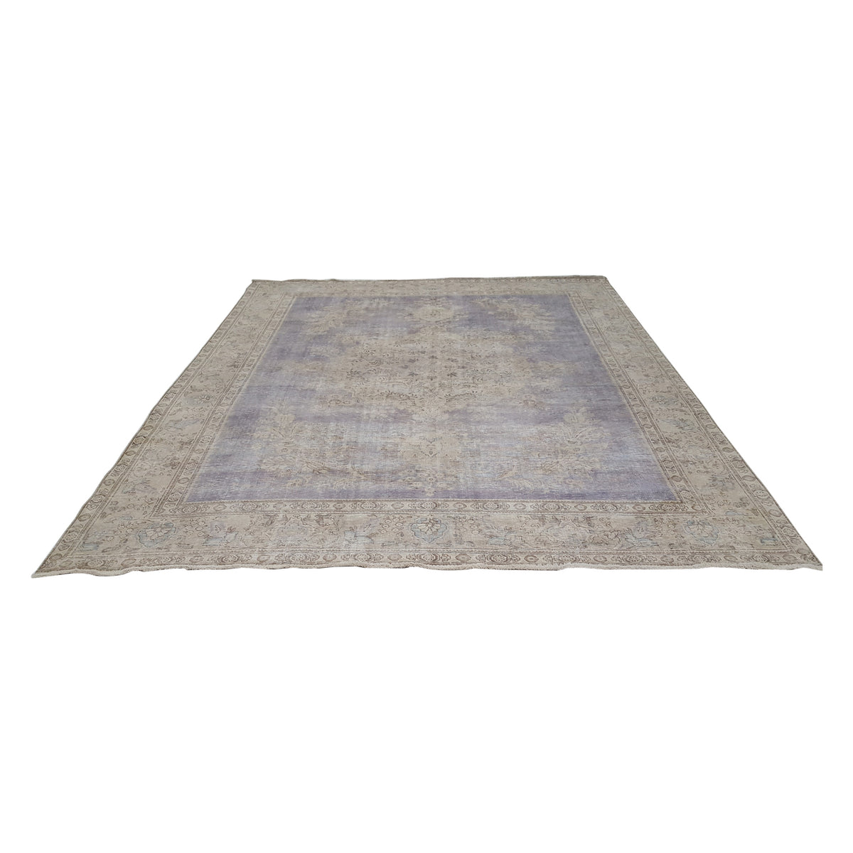 Pacific Vintage 42093 Ivory Grey Vintage Hand Knotted Rug