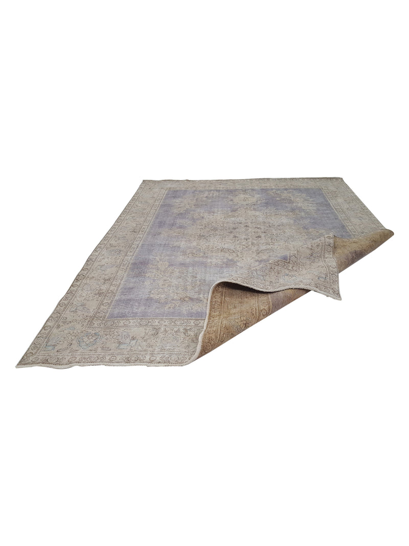 Pacific Vintage 42093 Ivory Grey Vintage Hand Knotted Rug