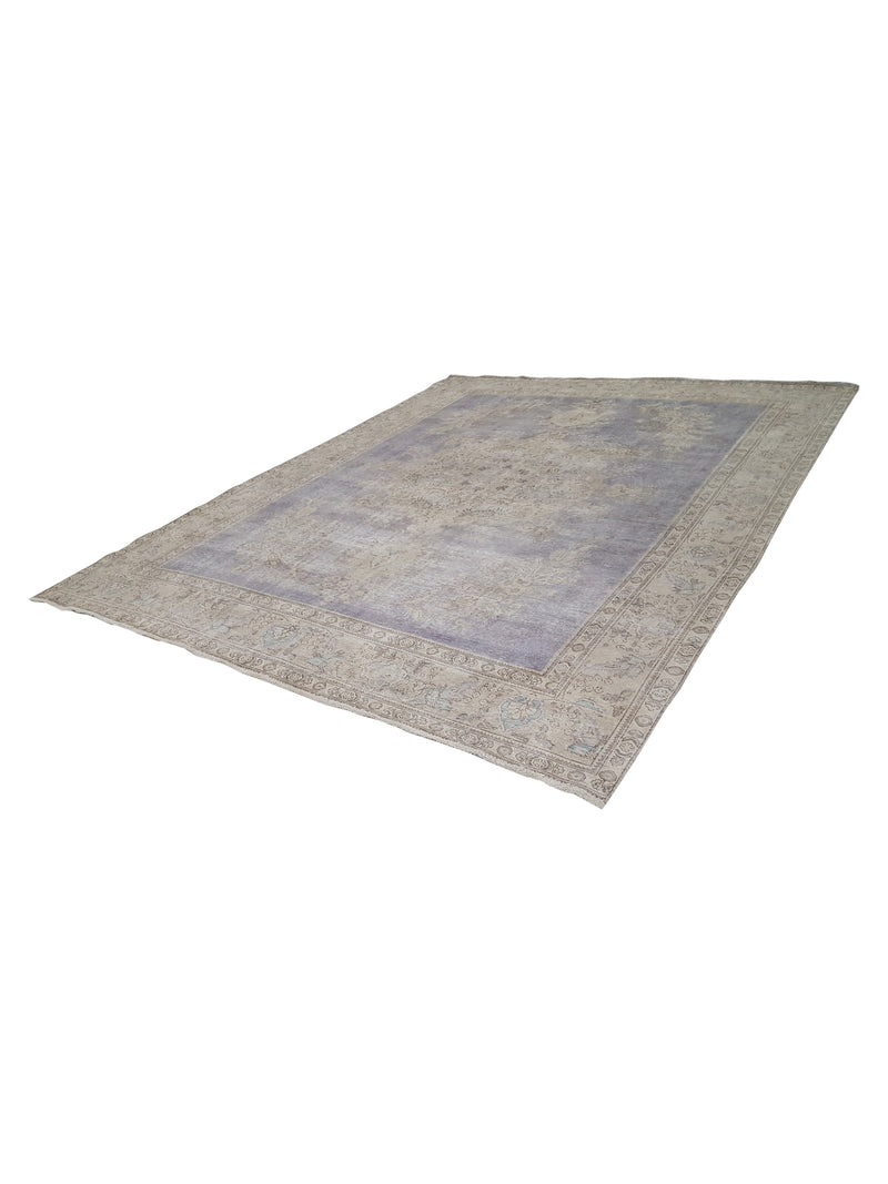 Pacific Vintage 42093 Ivory Grey Vintage Hand Knotted Rug