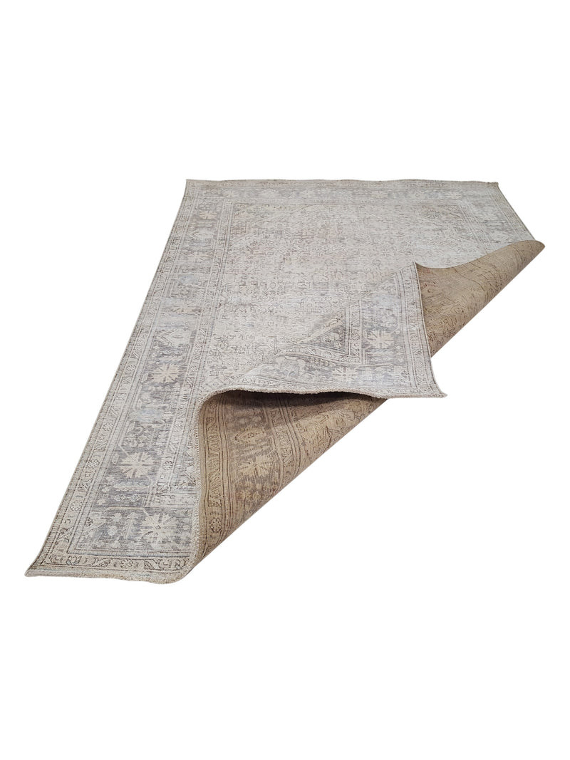 Pacific Vintage 42095 Ivory Ivory Vintage Hand Knotted Rug