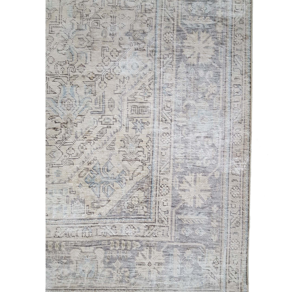Pacific Vintage 42095 Ivory Ivory Vintage Hand Knotted Rug