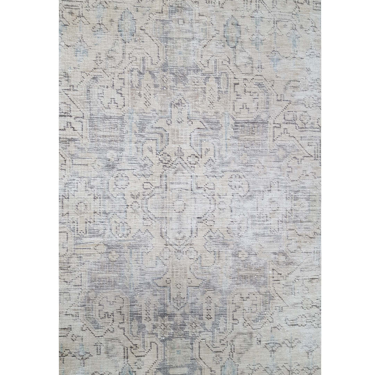 Pacific Vintage 42095 Ivory Ivory Vintage Hand Knotted Rug