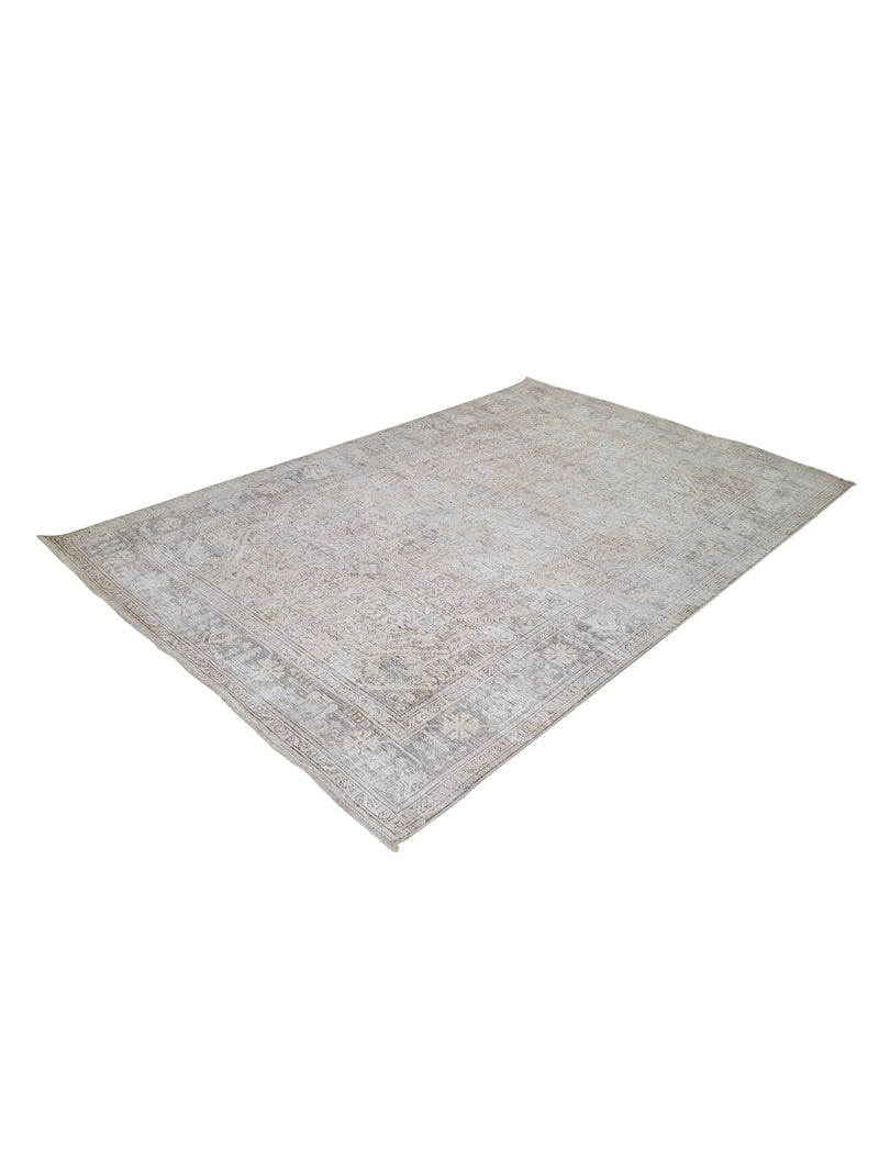 Pacific Vintage 42095 Ivory Ivory Vintage Hand Knotted Rug