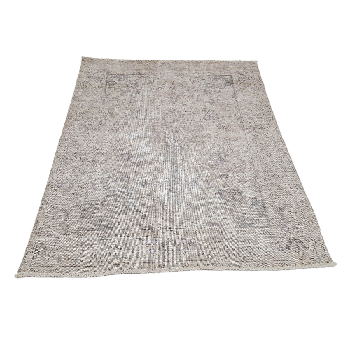 Pacific Vintage 42097 Ivory Ivory Vintage Hand Knotted Rug
