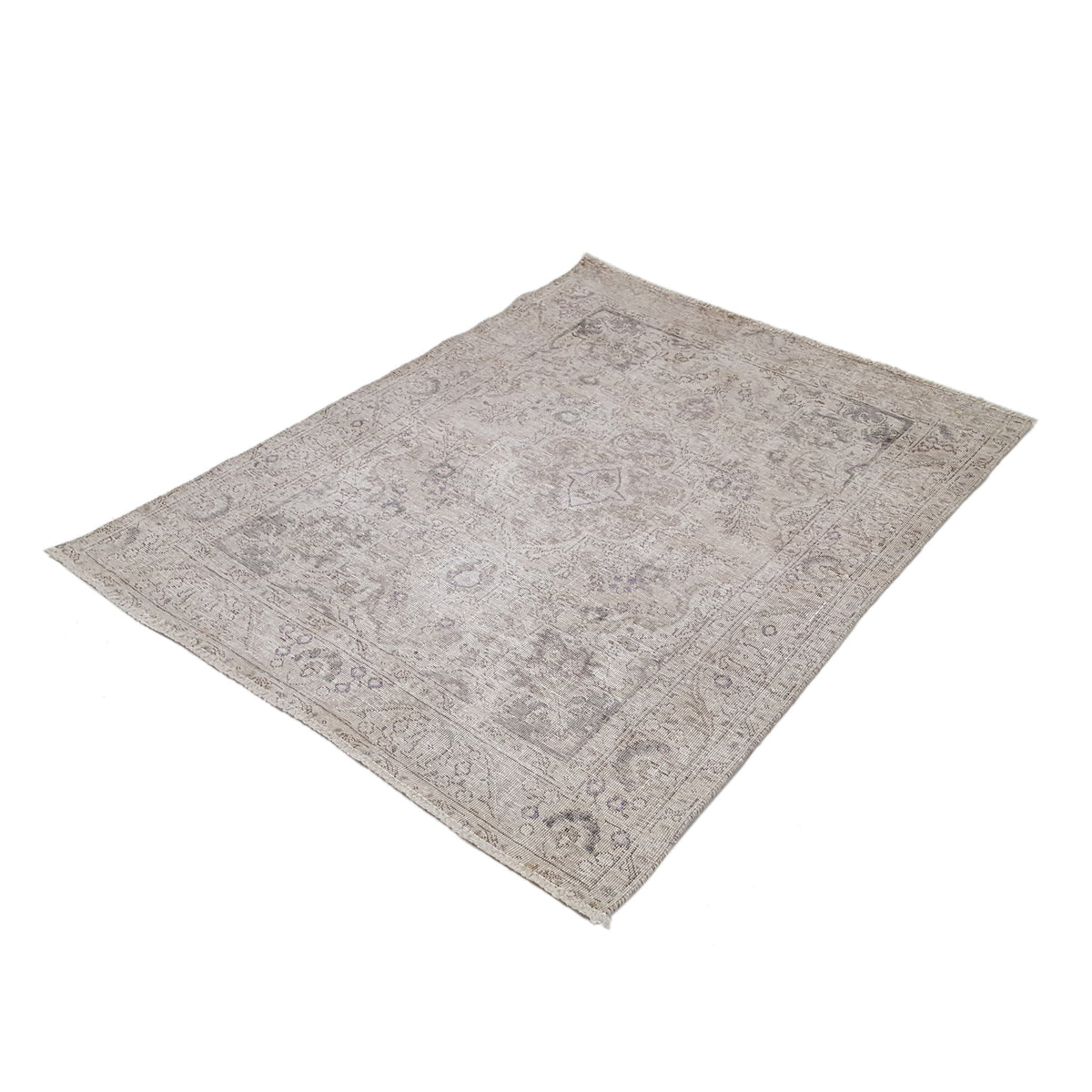 Pacific Vintage 42097 Ivory Ivory Vintage Hand Knotted Rug