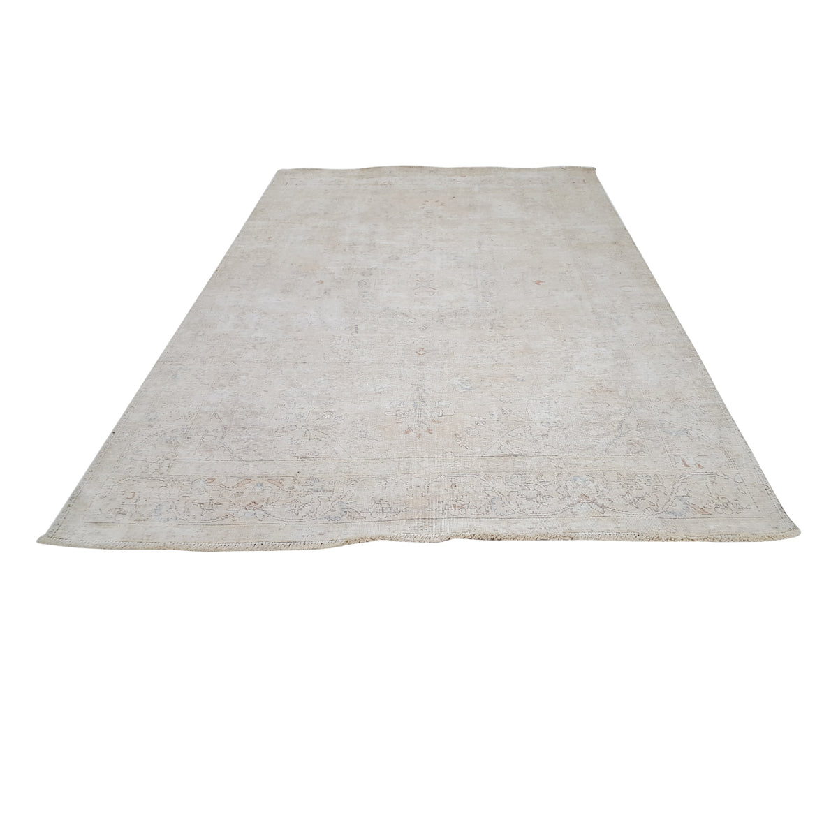 Pacific Vintage 42099 Ivory Ivory Vintage Hand Knotted Rug