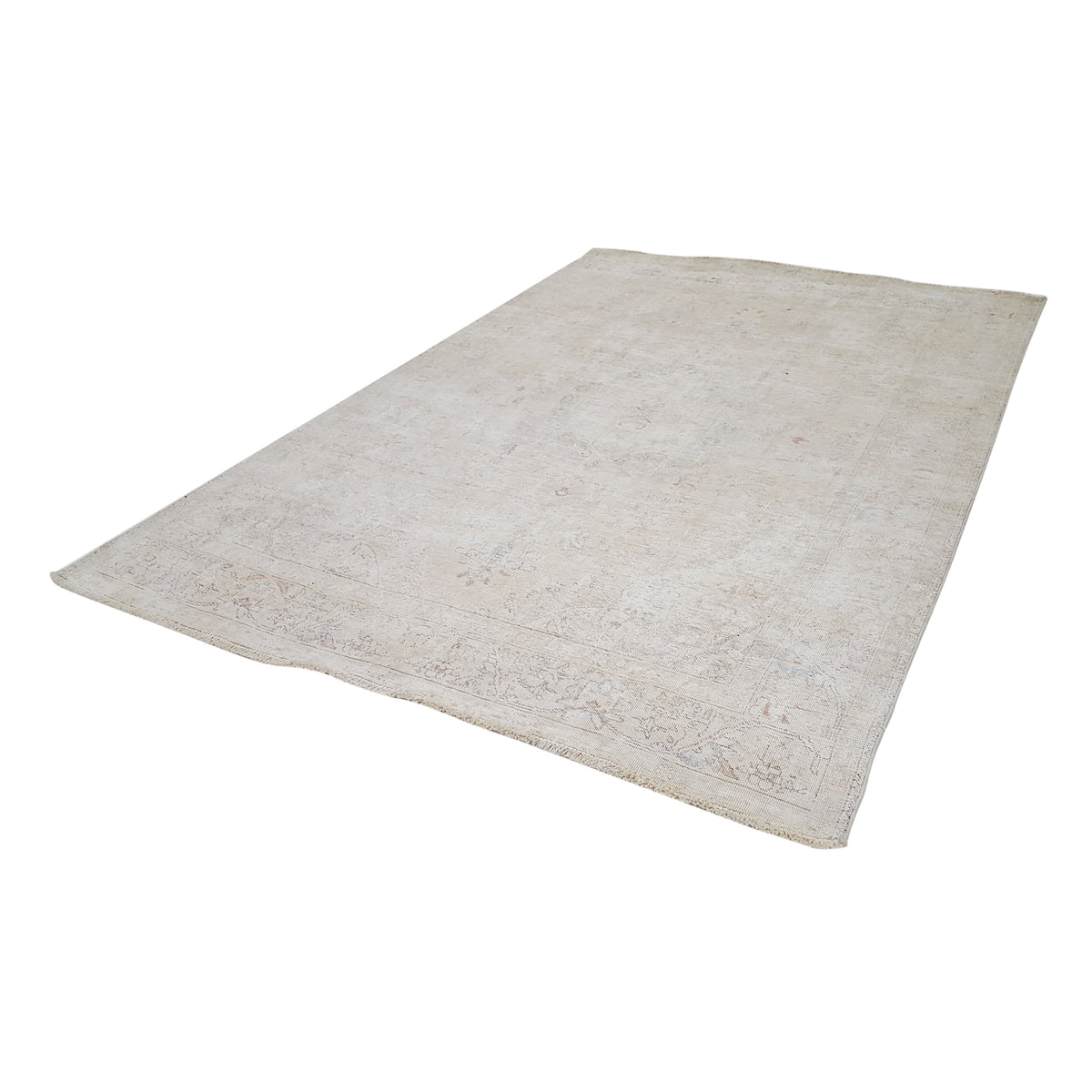 Pacific Vintage 42099 Ivory Ivory Vintage Hand Knotted Rug