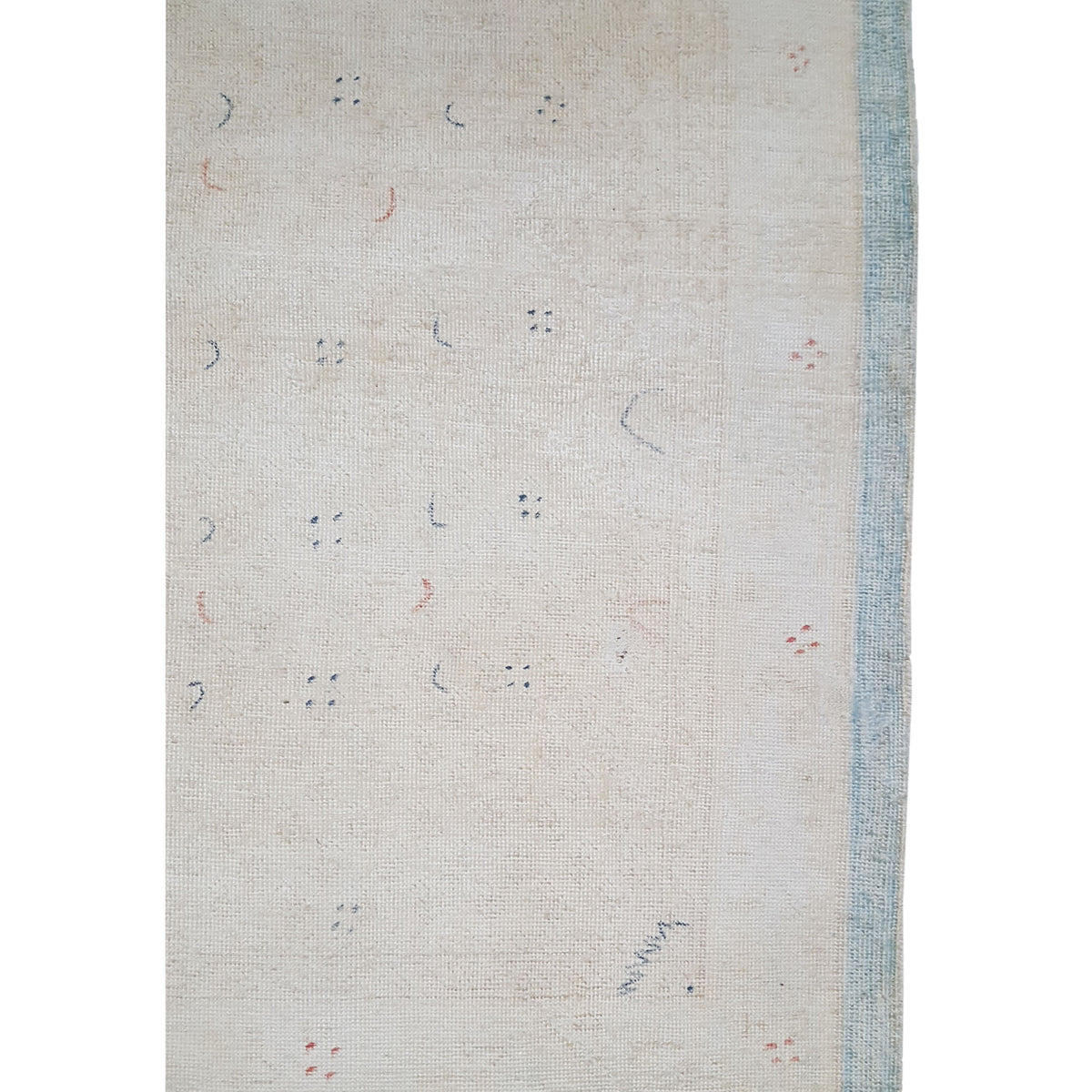 Pacific Vintage 42102 Ivory Blue Vintage Hand Knotted Rug
