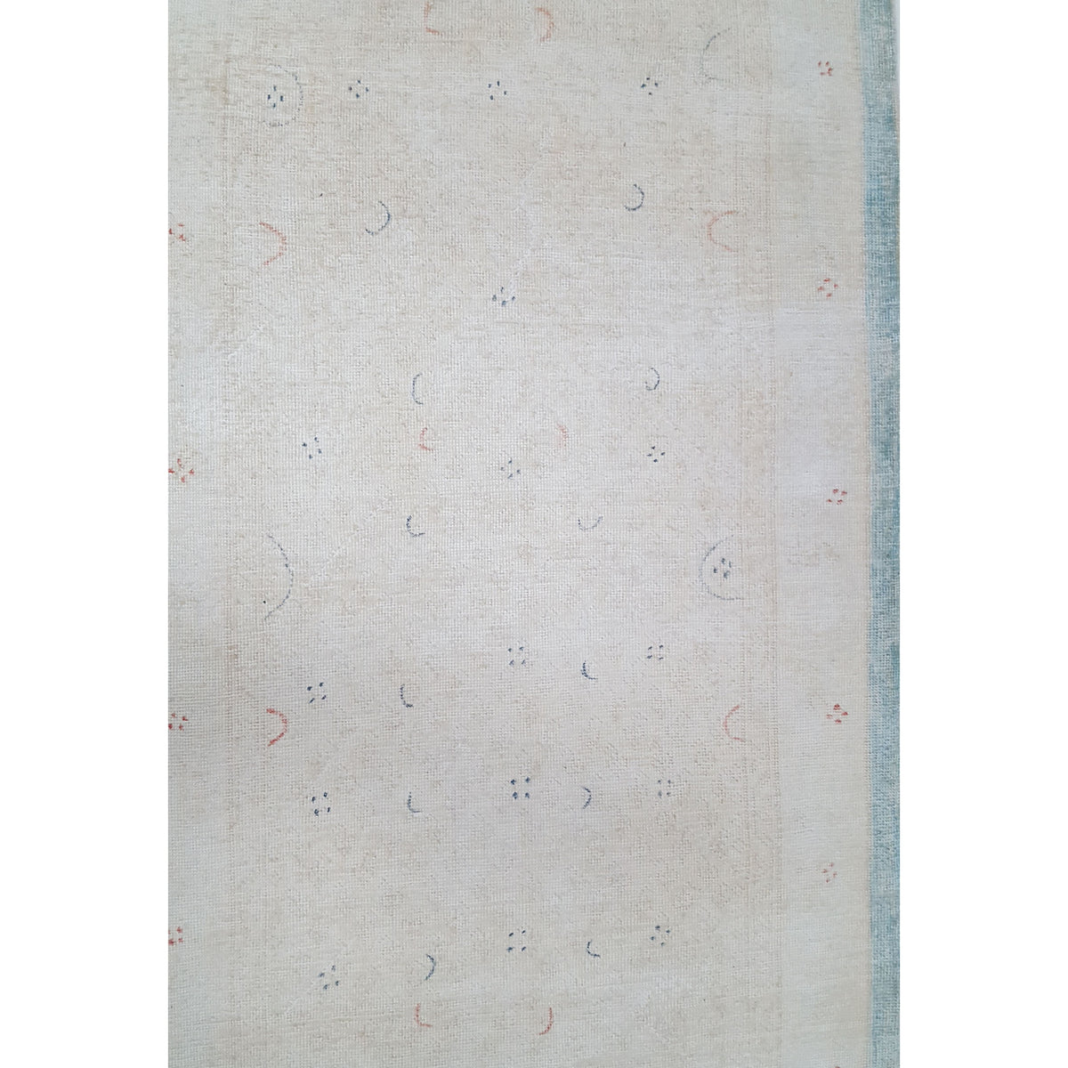 Pacific Vintage 42102 Ivory Blue Vintage Hand Knotted Rug
