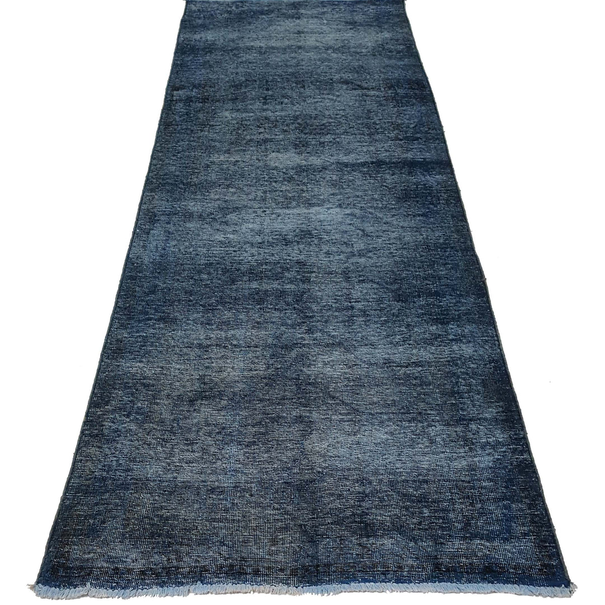 Pacific Overdyed 42103 Blue Blue Transitional Hand Knotted Rug