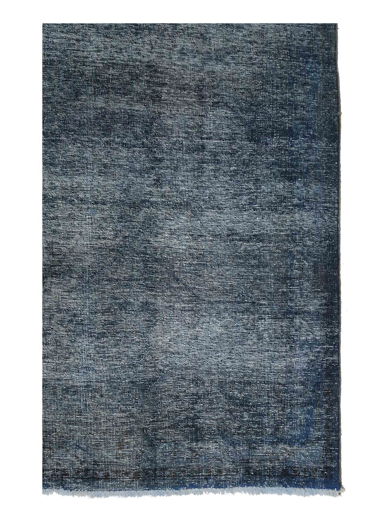 Pacific Overdyed 42103 Blue Blue Transitional Hand Knotted Rug