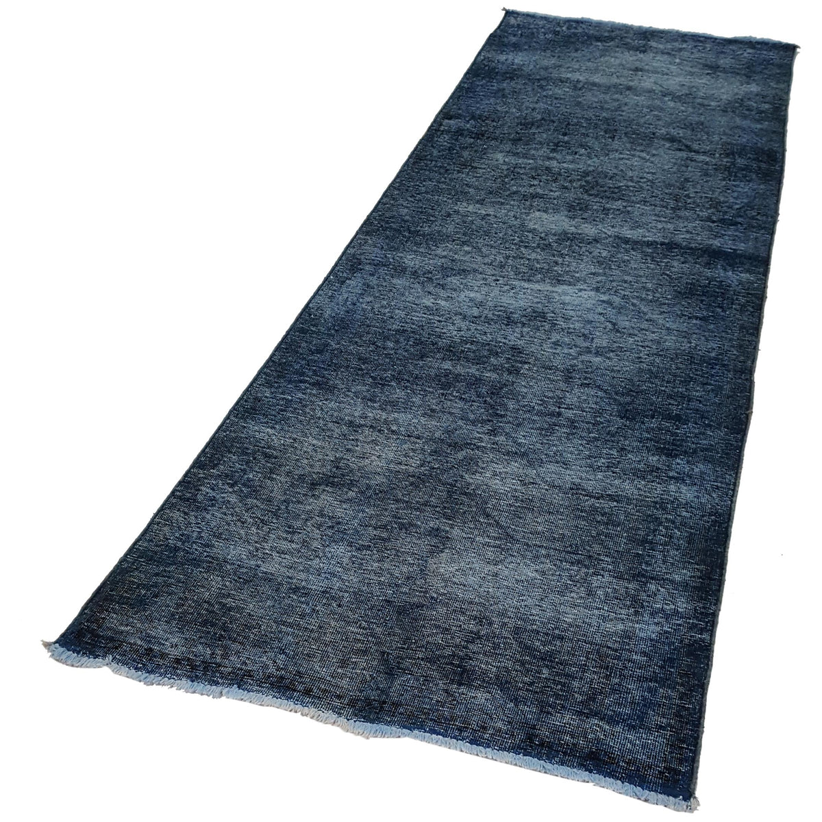 Pacific Overdyed 42103 Blue Blue Transitional Hand Knotted Rug
