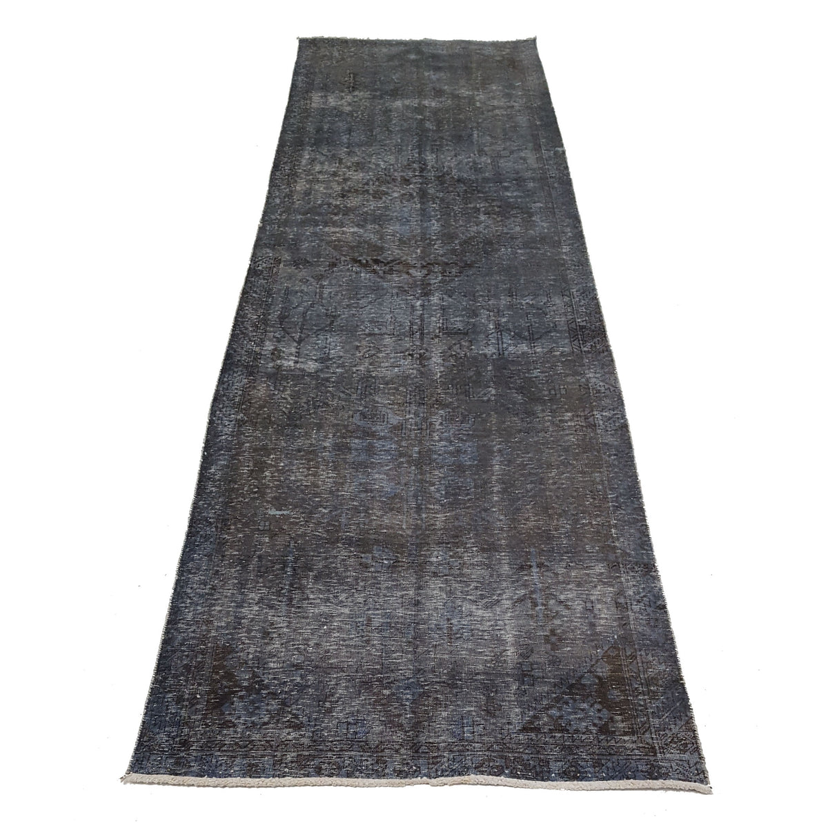 Pacific Overdyed 42104 Grey Grey Transitional Hand Knotted Rug