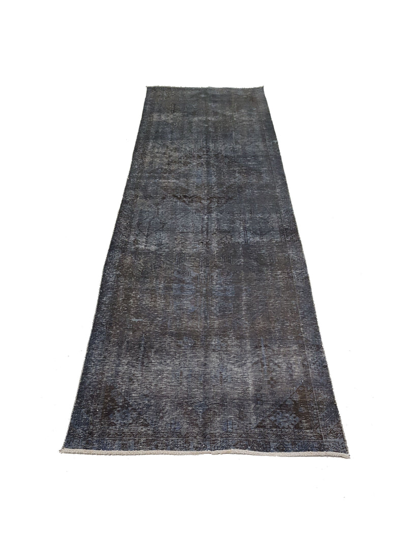 Pacific Overdyed 42104 Grey Grey Transitional Hand Knotted Rug