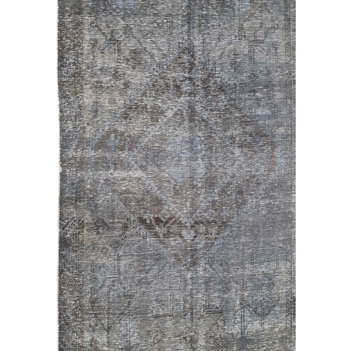 Pacific Overdyed 42104 Grey Grey Transitional Hand Knotted Rug