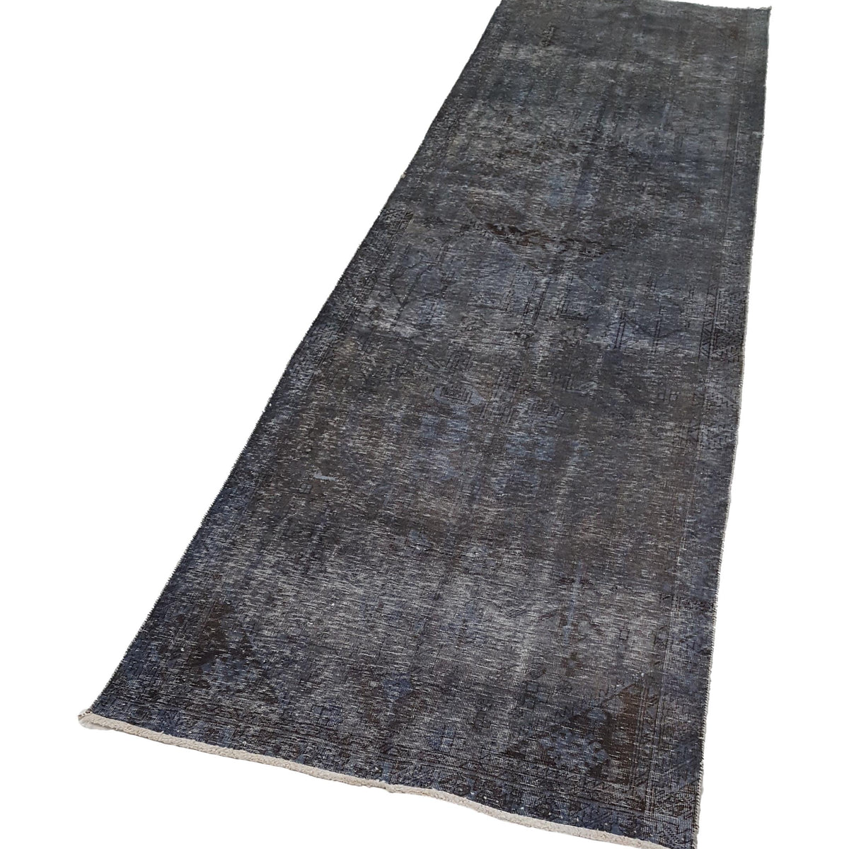 Pacific Overdyed 42104 Grey Grey Transitional Hand Knotted Rug
