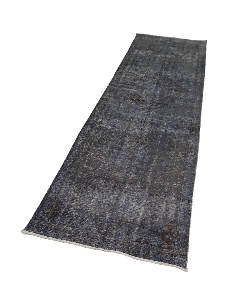 Pacific Overdyed 42104 Grey Grey Transitional Hand Knotted Rug