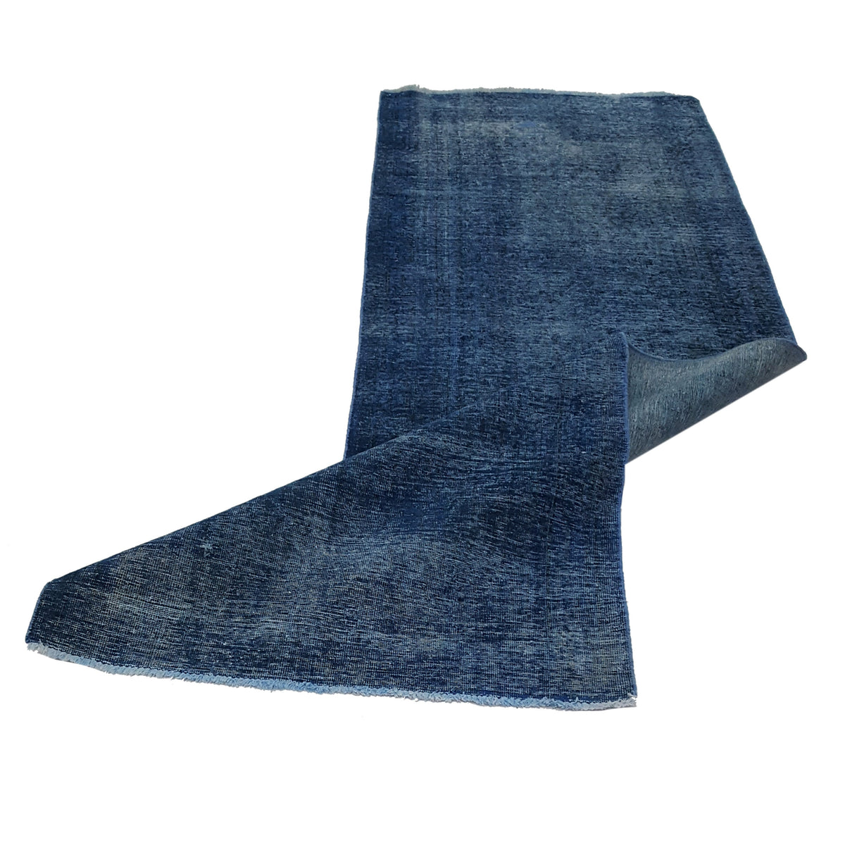 Pacific Overdyed 42105 Blue Blue Transitional Hand Knotted Rug