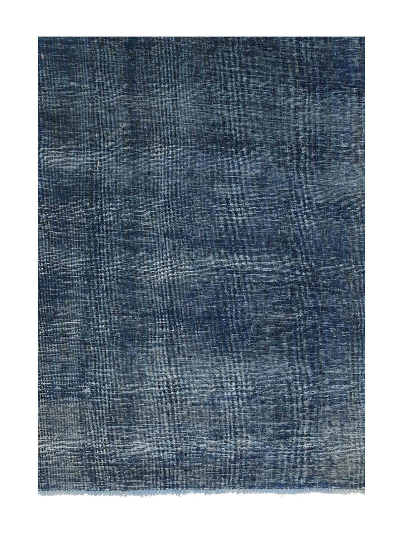 Pacific Overdyed 42105 Blue Blue Transitional Hand Knotted Rug