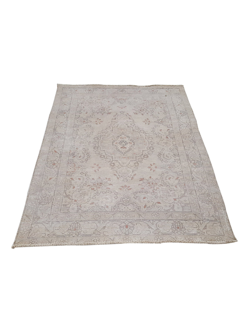 Pacific Vintage 42109 Ivory Ivory Vintage Hand Knotted Rug