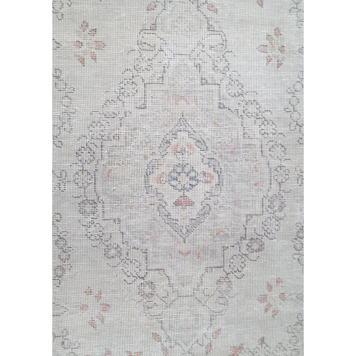 Pacific Vintage 42109 Ivory Ivory Vintage Hand Knotted Rug