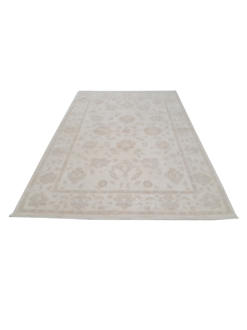Pacific Ziegler 42125 Ivory Ivory Transitional Hand Knotted Rug