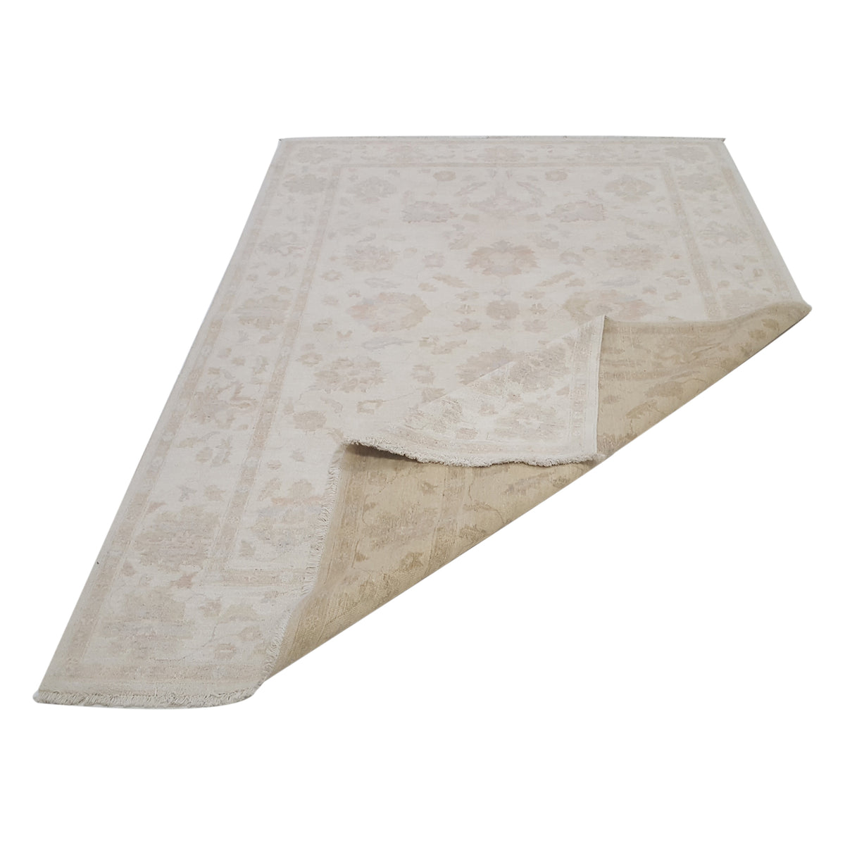 Pacific Ziegler 42125 Ivory Ivory Transitional Hand Knotted Rug