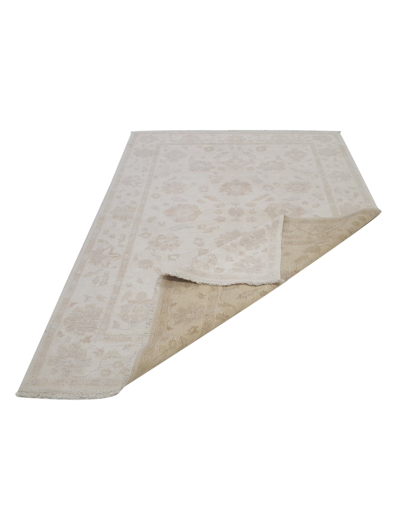 Pacific Ziegler 42125 Ivory Ivory Transitional Hand Knotted Rug