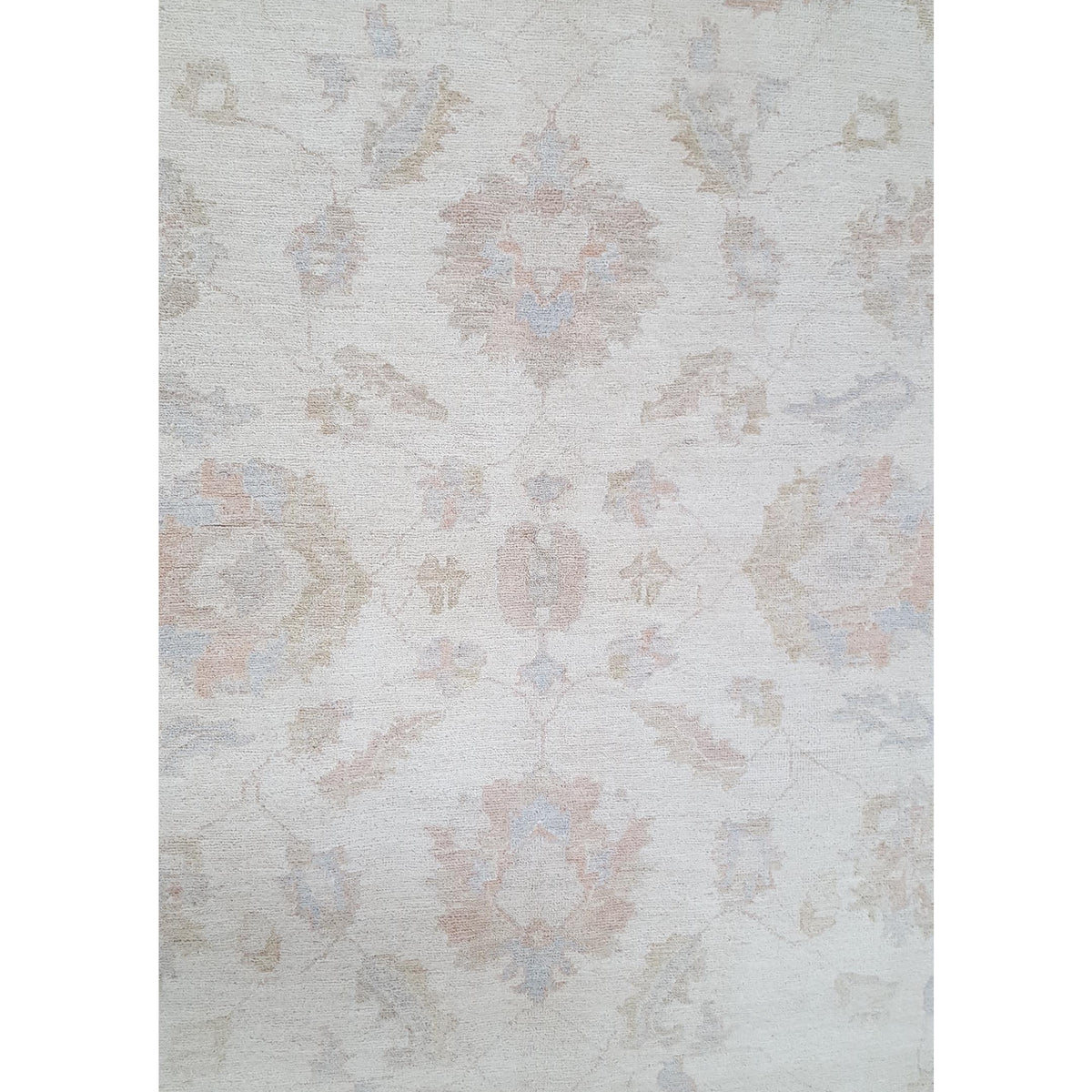 Pacific Ziegler 42125 Ivory Ivory Transitional Hand Knotted Rug