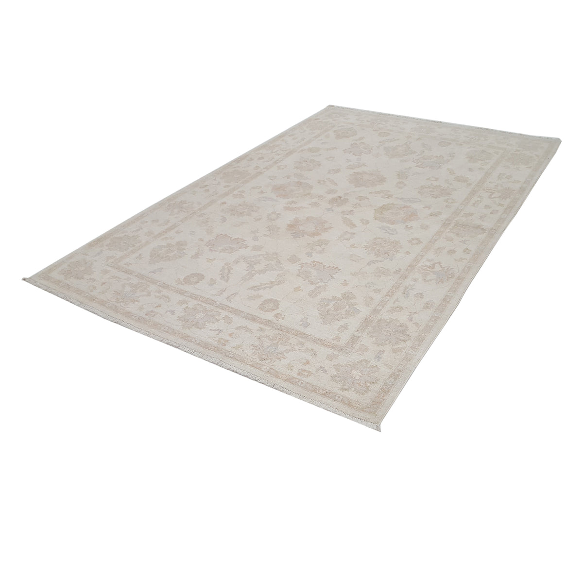 Pacific Ziegler 42125 Ivory Ivory Transitional Hand Knotted Rug