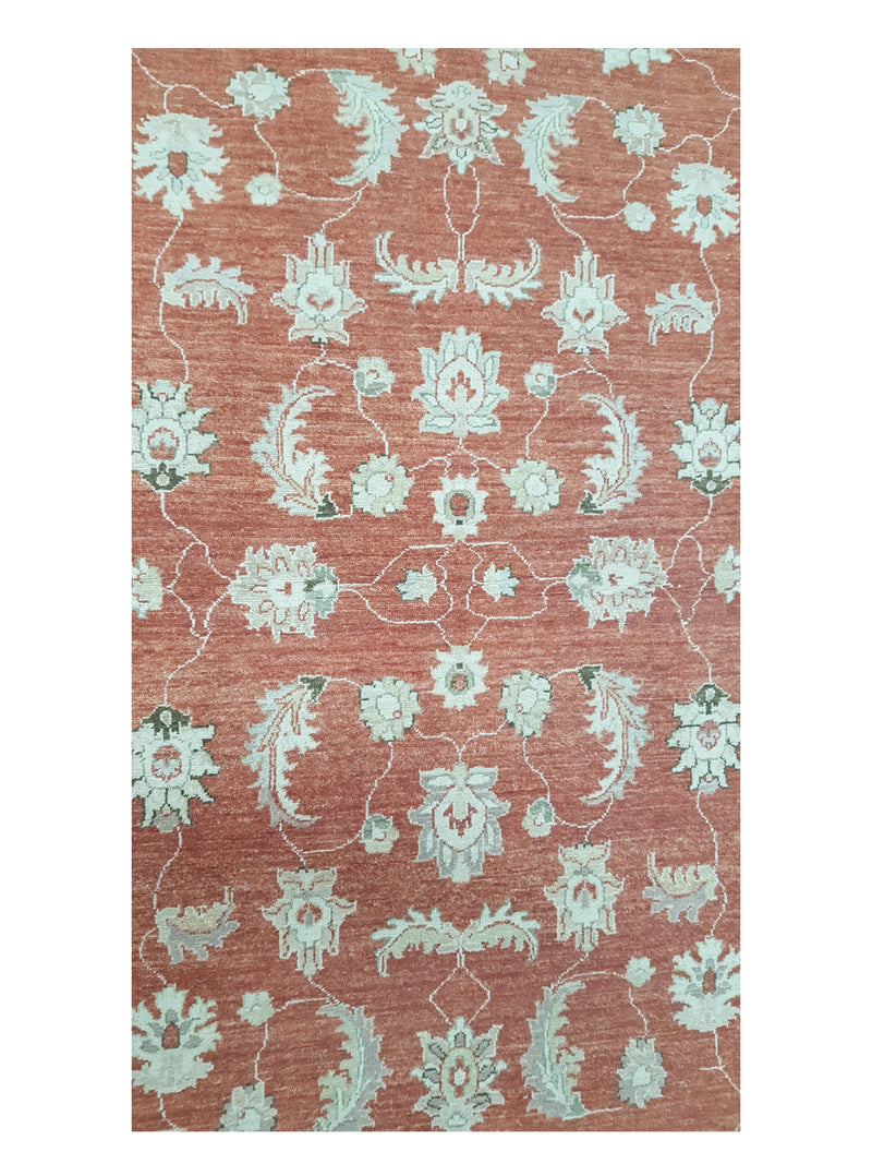 Pacific Ziegler 42126 Red Ivory Transitional Hand Knotted Rug