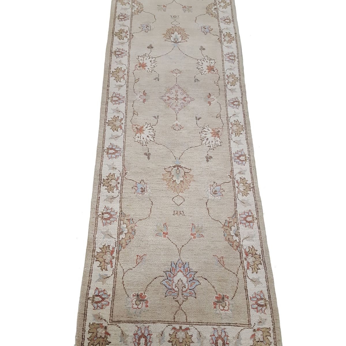 Pacific Ziegler 42130 Lt.Brown Ivory Transitional Hand Knotted Rug