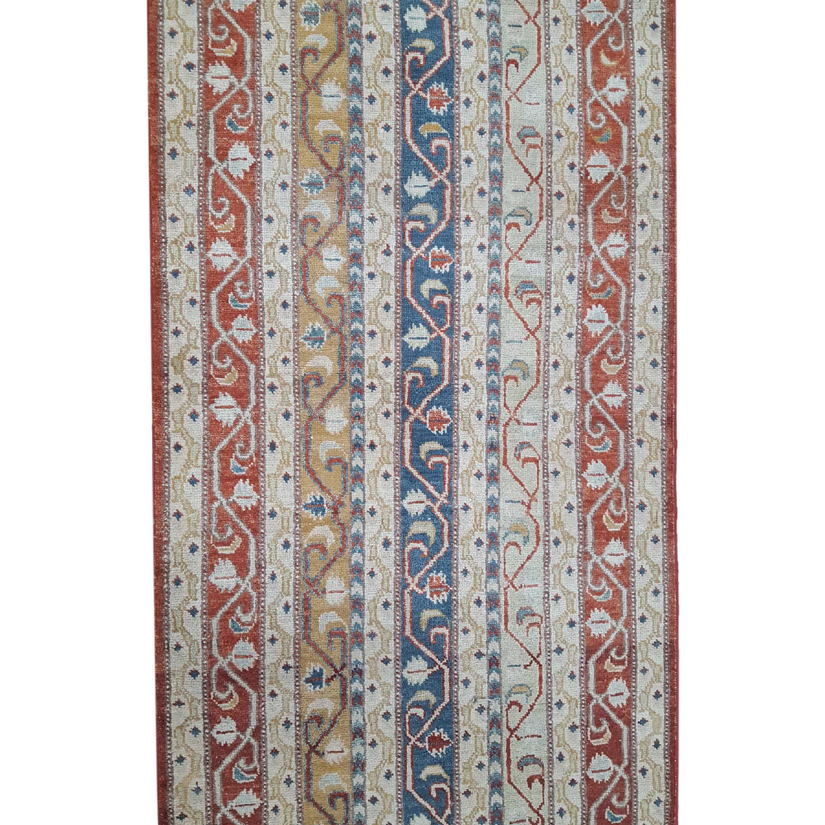 Pacific Ziegler 42134 Red Multi Transitional Hand Knotted Rug