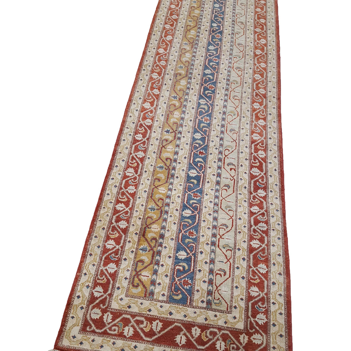 Pacific Ziegler 42134 Red Multi Transitional Hand Knotted Rug
