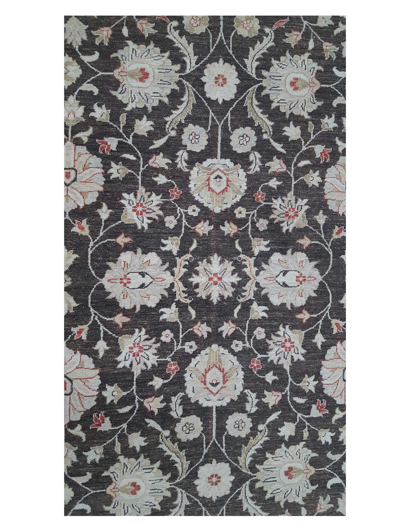 Pacific Ziegler 42137 Brown Ivory Transitional Hand Knotted Rug