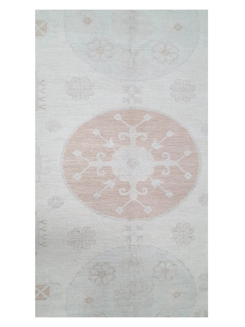 Pacific Ziegler 42139 Ivory Ivory Transitional Hand Knotted Rug