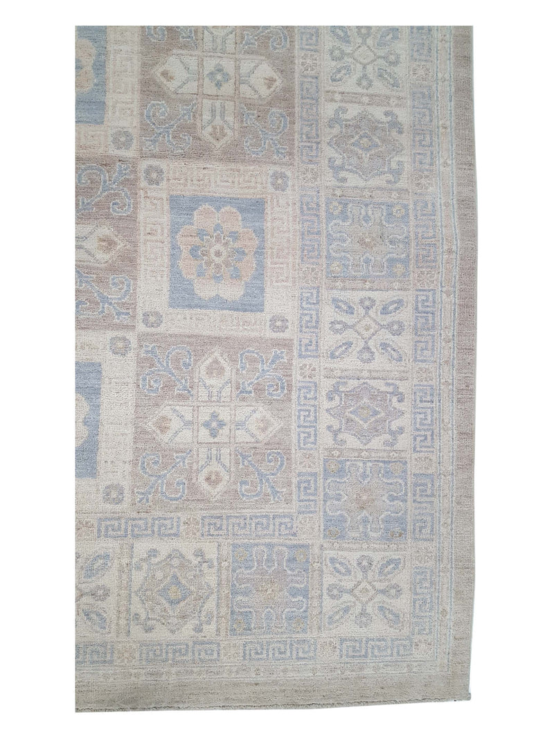 Pacific Ziegler 42142 Beige Lt.Blue Transitional Hand Knotted Rug