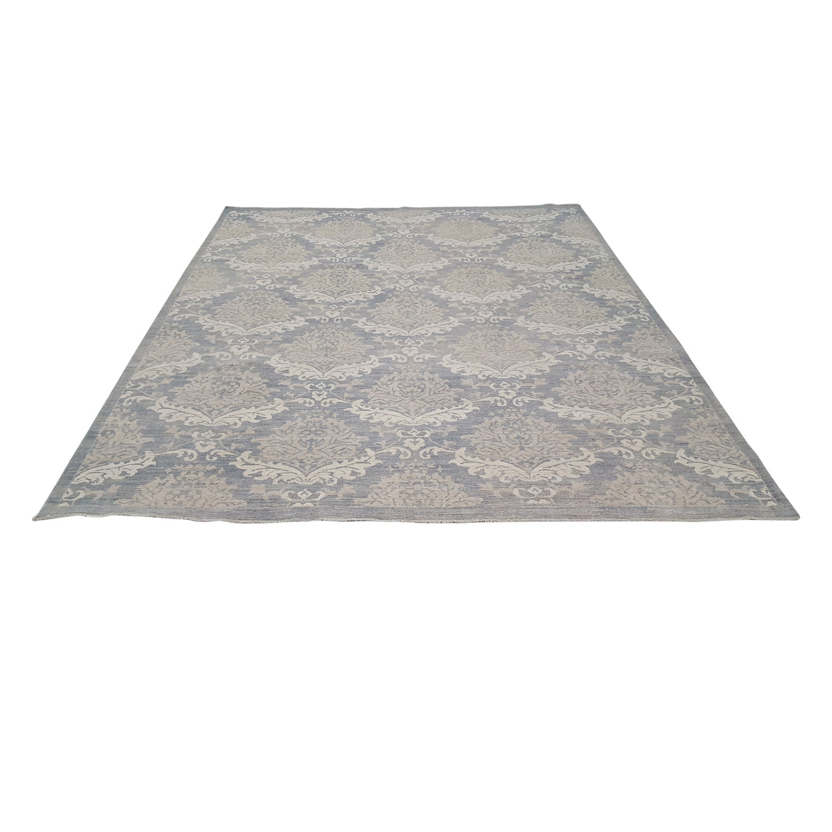 Pacific Ziegler 42143 Grey Ivory Transitional Hand Knotted Rug