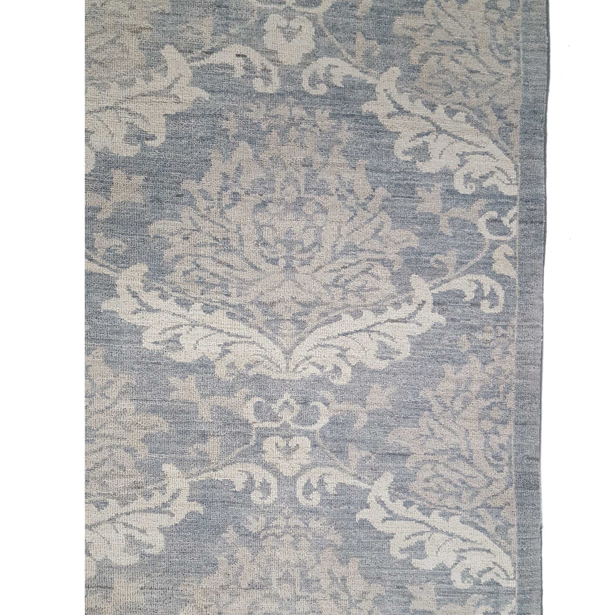Pacific Ziegler 42143 Grey Ivory Transitional Hand Knotted Rug