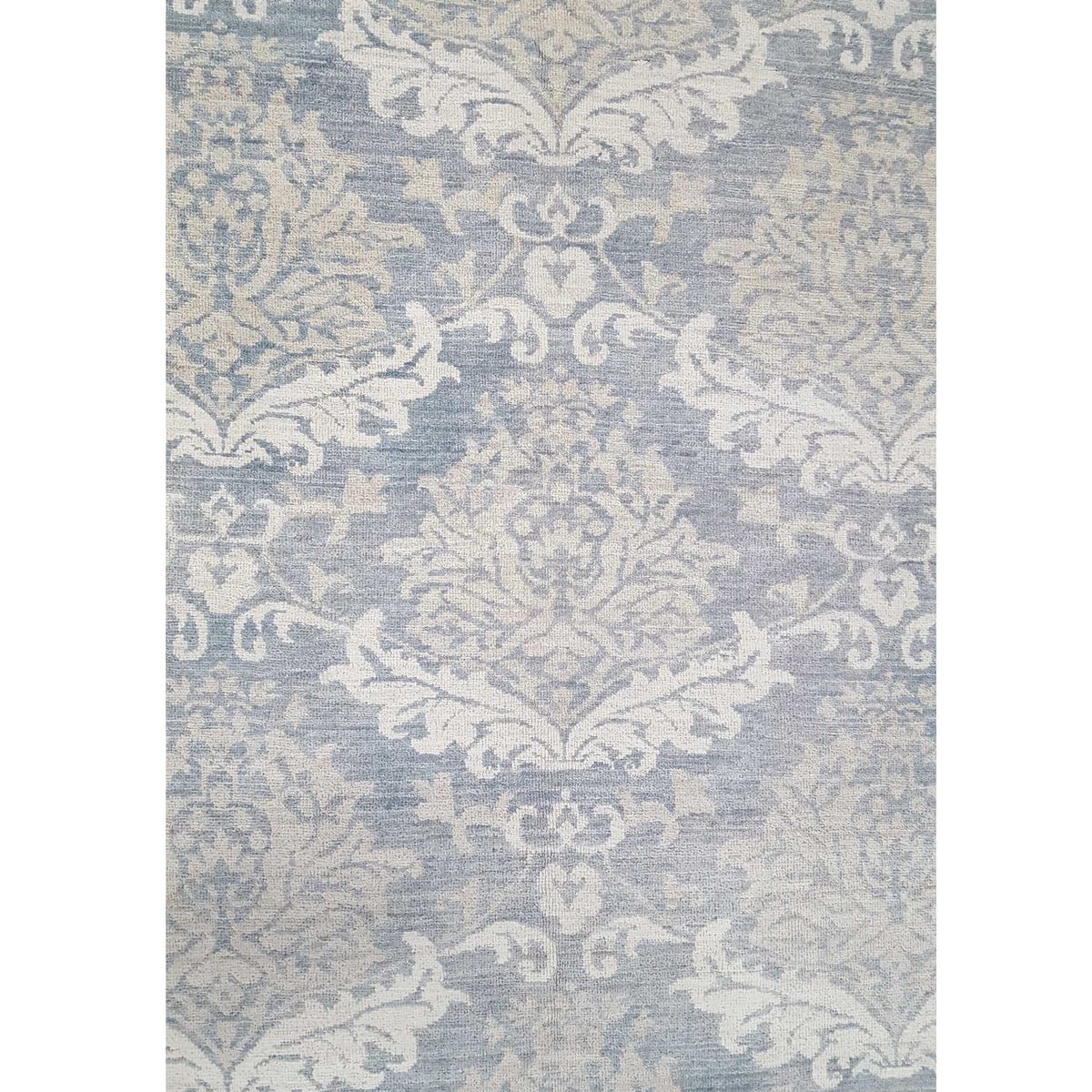 Pacific Ziegler 42143 Grey Ivory Transitional Hand Knotted Rug