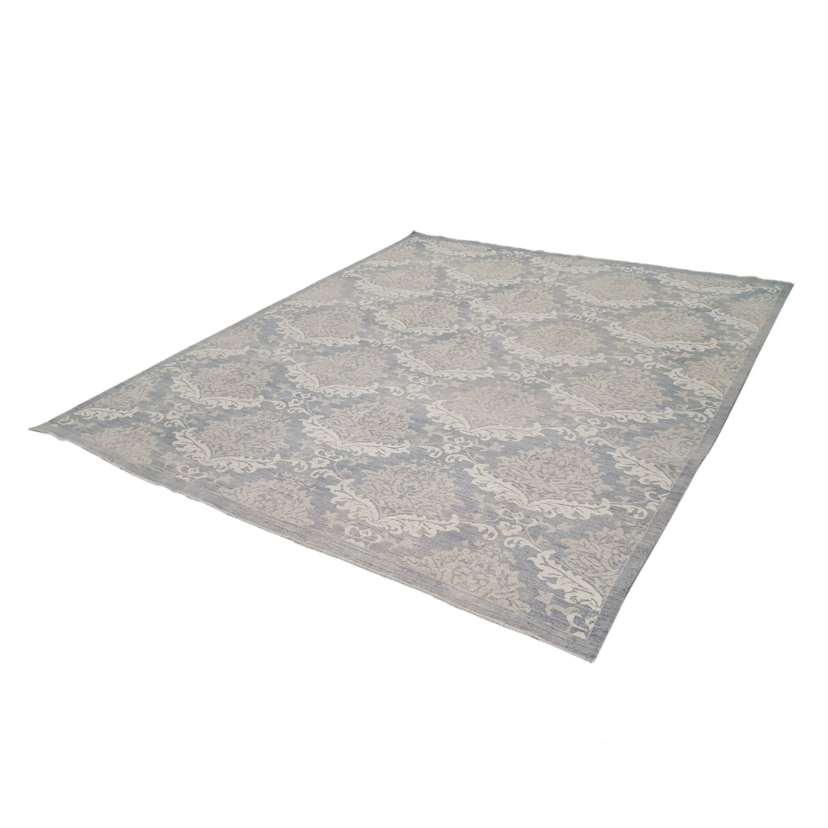 Pacific Ziegler 42143 Grey Ivory Transitional Hand Knotted Rug