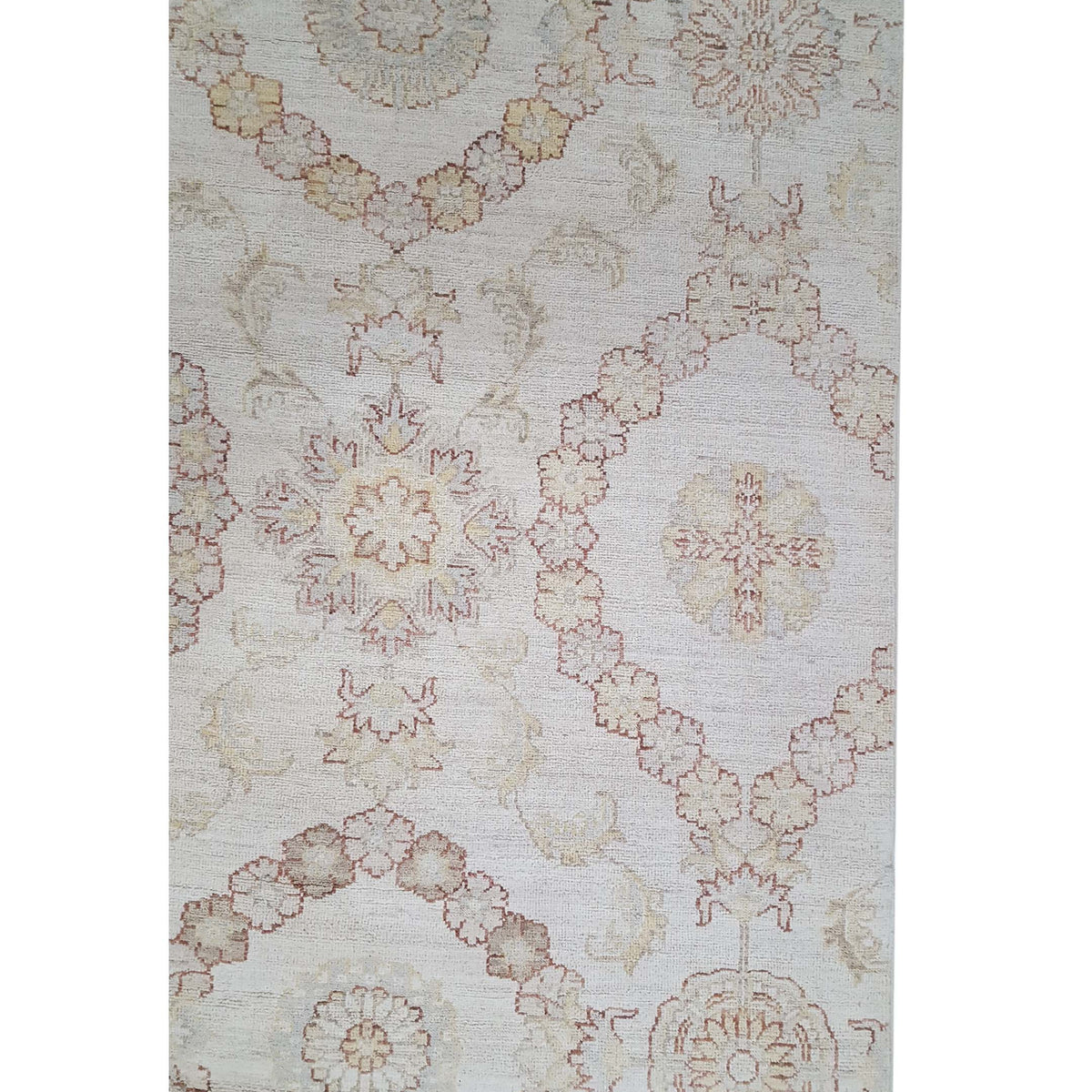 Pacific Ziegler 42151 Ivory Ivory Transitional Hand Knotted Rug