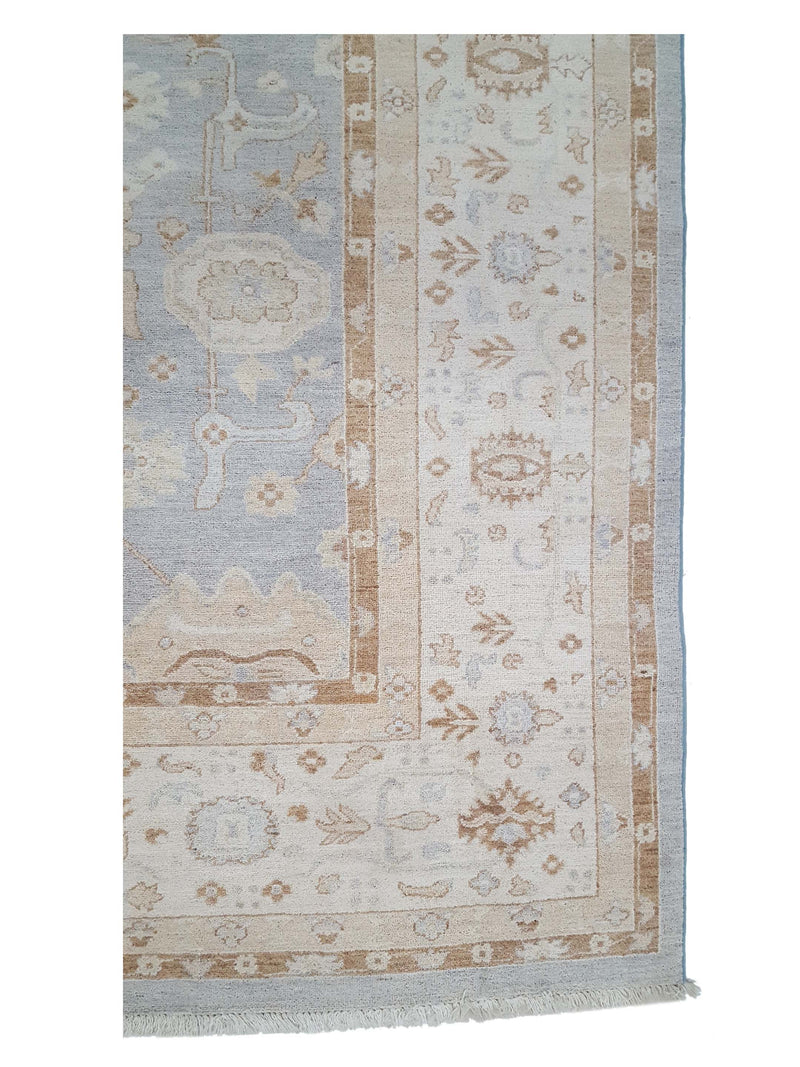 Pacific Ziegler 42152 Lt.Grey Ivory Transitional Hand Knotted Rug