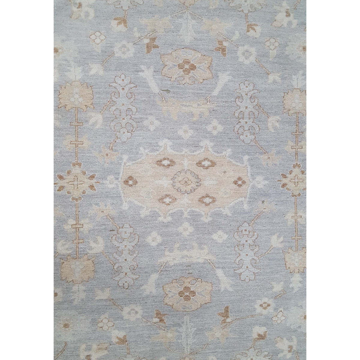 Pacific Ziegler 42152 Lt.Grey Ivory Transitional Hand Knotted Rug