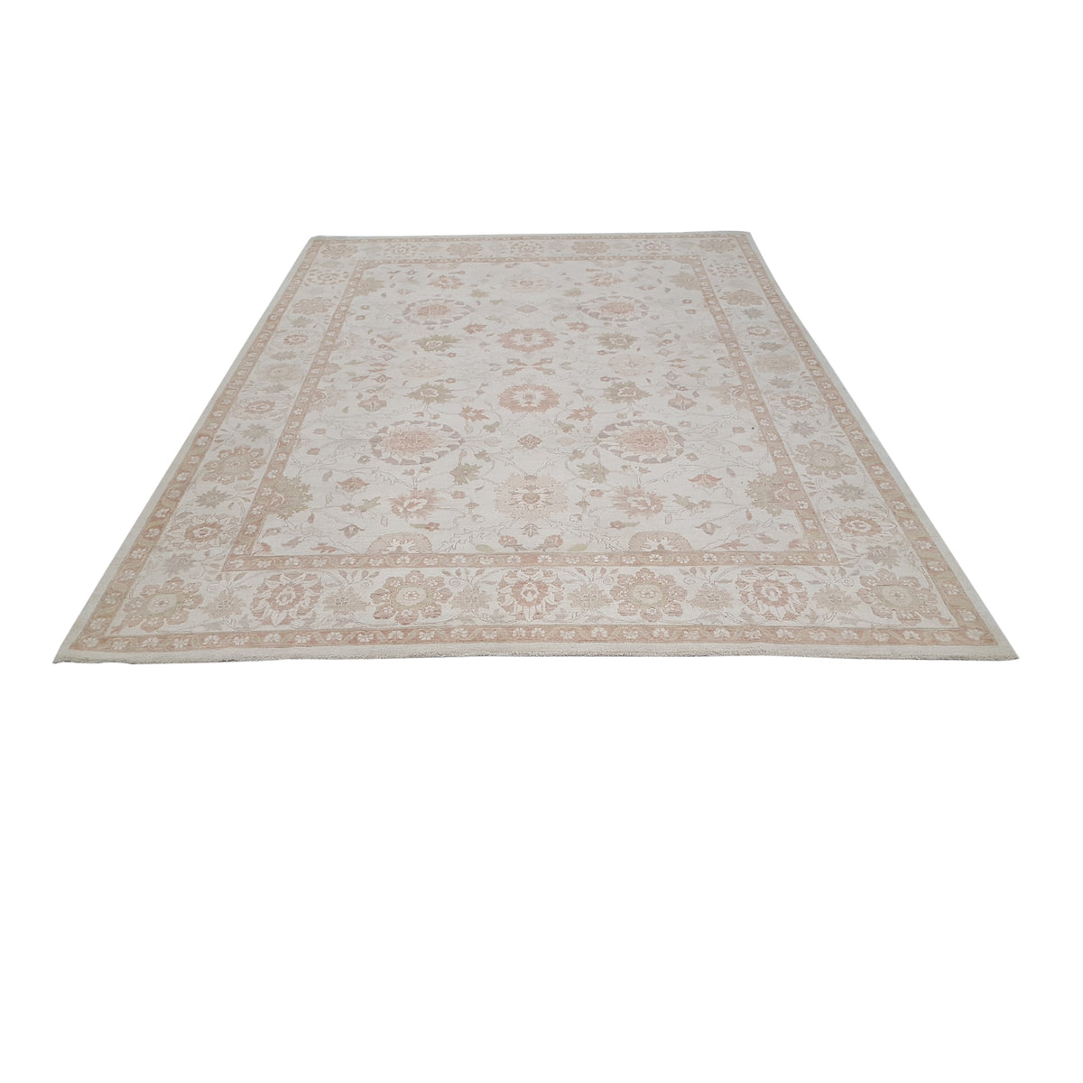 Pacific Ziegler 42153 Ivory Sage Transitional Hand Knotted Rug