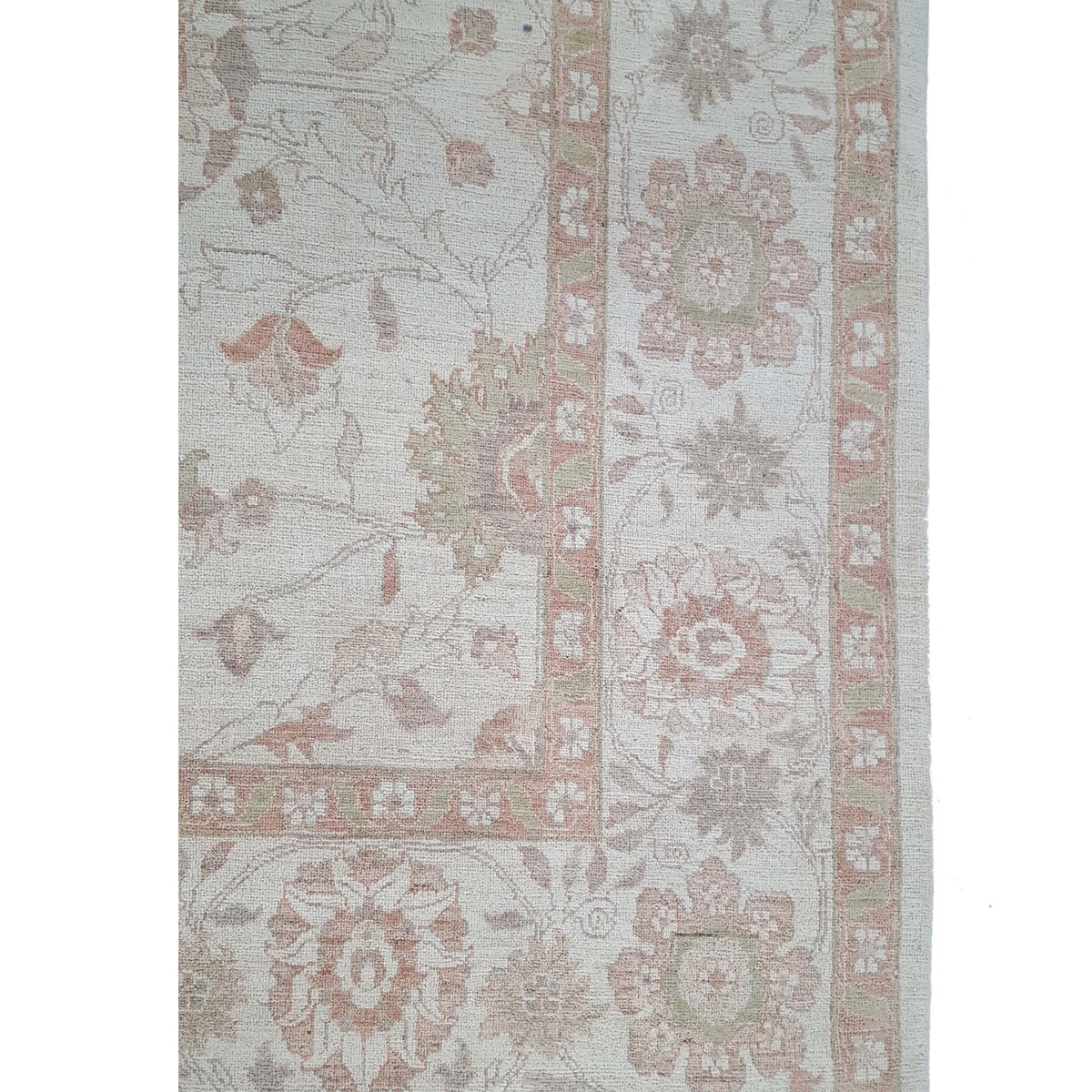 Pacific Ziegler 42153 Ivory Sage Transitional Hand Knotted Rug