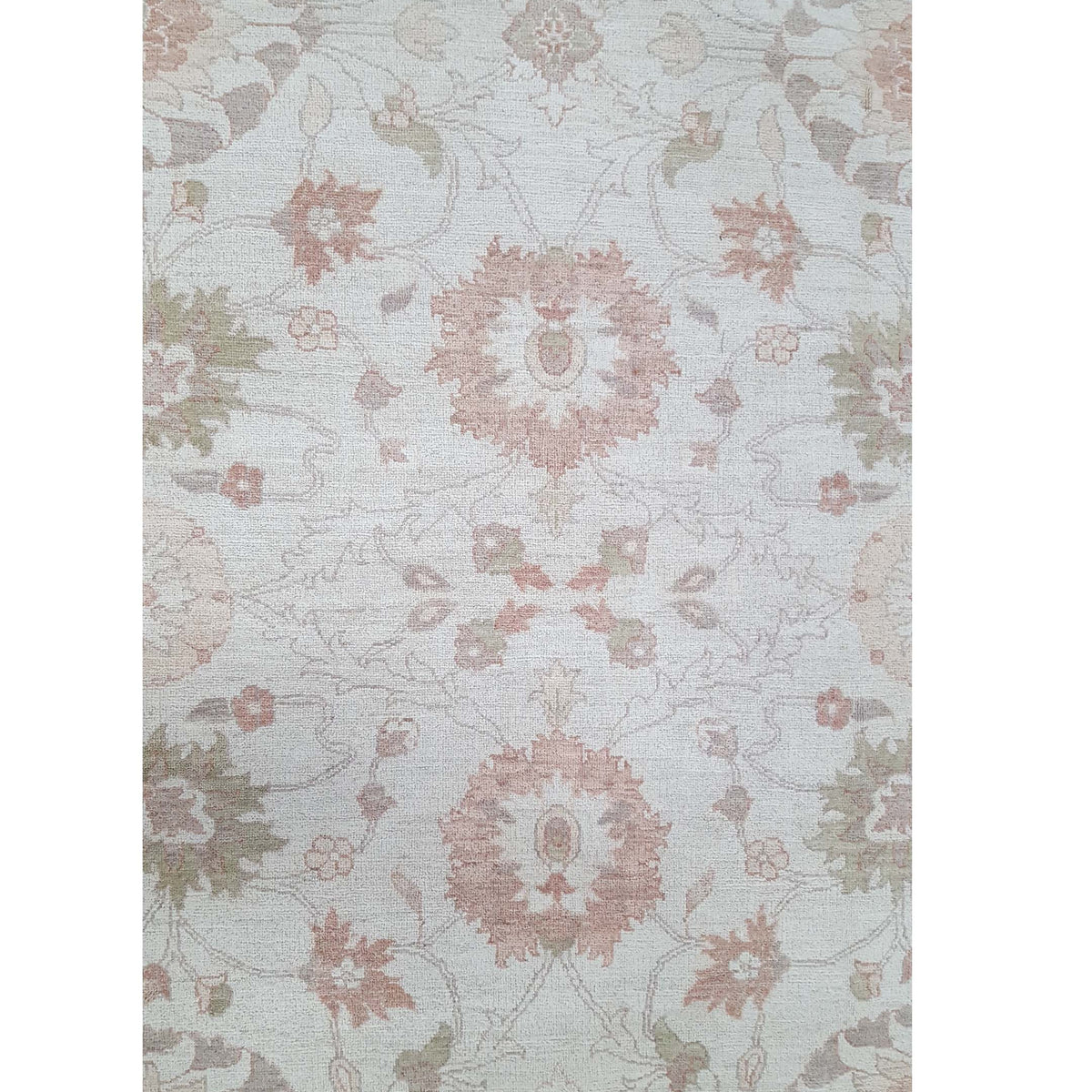 Pacific Ziegler 42153 Ivory Sage Transitional Hand Knotted Rug