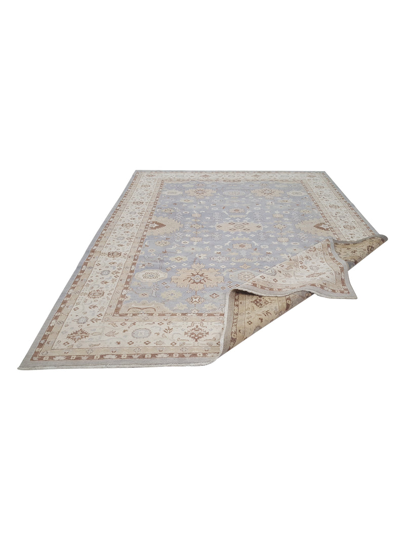 Pacific Ziegler 42154 Lt.Grey Ivory Transitional Hand Knotted Rug
