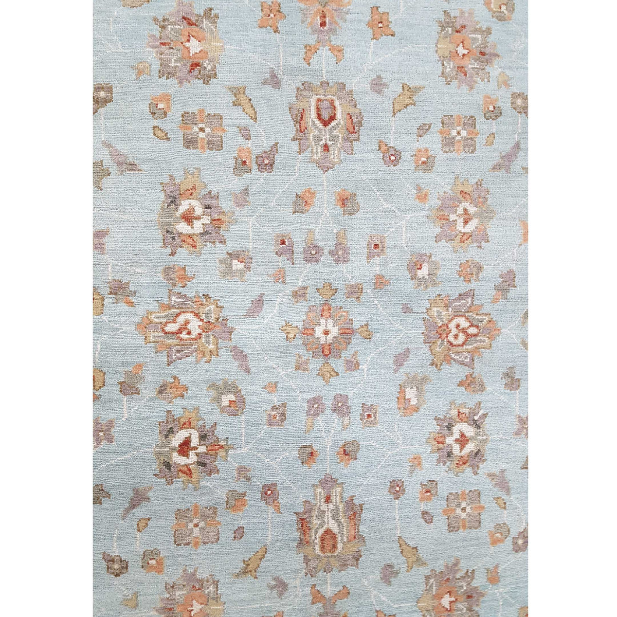 Pacific Ziegler 42161 Blue Ivory Transitional Hand Knotted Rug
