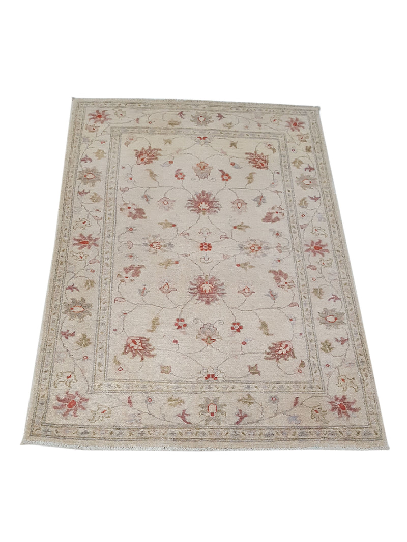 Pacific Ziegler 42166 Ivory Ivory Transitional Hand Knotted Rug